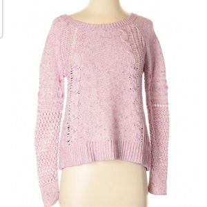 Pink pullover sweater